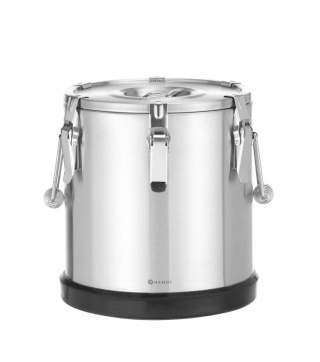 Termos gastronomiczny do żywności 15L – HENDI Kitchen Line, stal nierdzewna ⌀300x340 mm