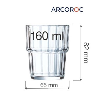 SZKLANKA NISKA NORVEGE 160ml ARCOROC