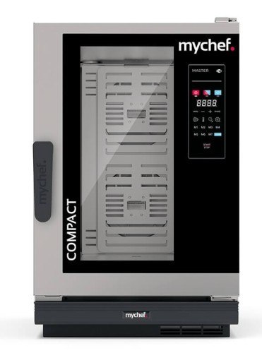 Piec konwekcyjno-parowy elektryczny | automatyczny system myjący | 10xGN1/1 | 12,6 kW | 400 V | Mychef COOK MASTER Compact 101E