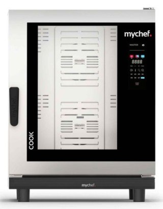 Piec konwekcyjno-parowy elektryczny | automatyczny system myjący | 10xGN1/1 | 18,6 kW | 400 V | Mychef COOK MASTER 101E TSC | Sy