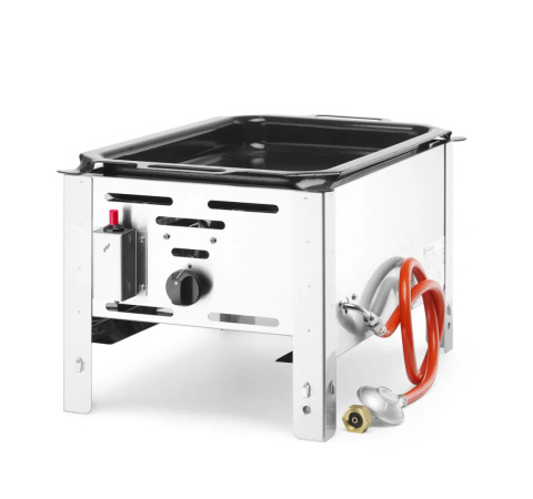 154601 PATELNIA GAZOWA BAKE MASTER MINI 5,8kW, 340x540x300 mm HENDI -3