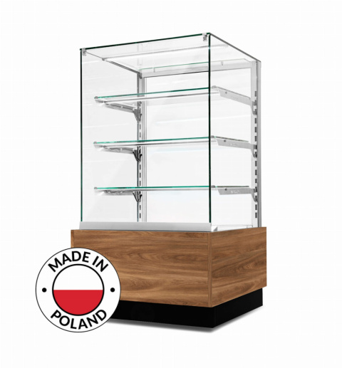 DOLCE VISIONE 700 W4 WITRYNA CUKIERNICZA CHŁODNICZA DOLCE VISIONE PREMIUM 700x670x1300 mm WNĘTRZE ZE STALI NIERDZEWNEJ