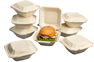 HAMBURGERBOX 125 szt. 172x172x85 mm ZAMYKANY