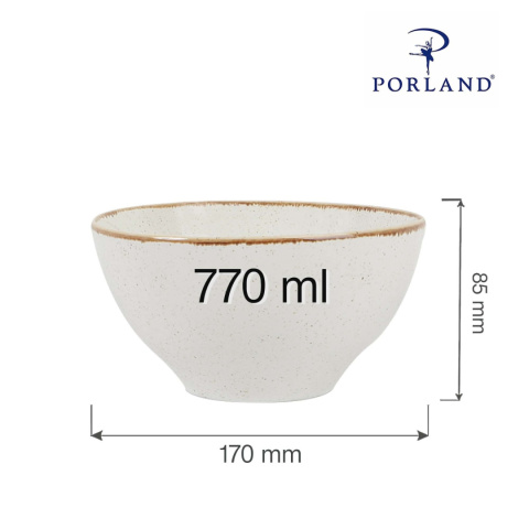 04ALM002429 miska Sand 770 ml Porland piaskowa wymiary