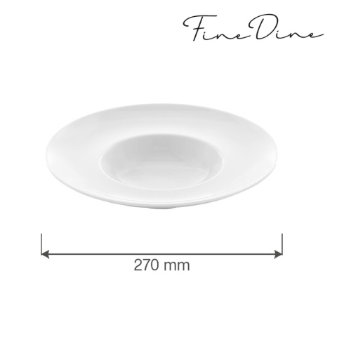 774373 talerz głęboki z szerokim rantem 270 mm biały Bianco Fine DIne -2