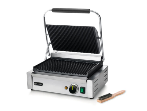 263655 grill kontaktowy Panini ryflowany żeliwny z powłoką ceramiczną -1