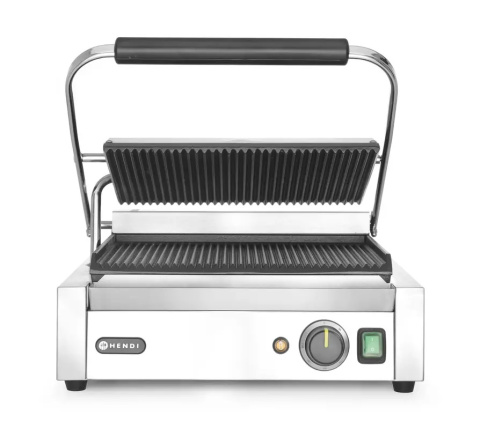 263655 grill kontaktowy Panini ryflowany żeliwny z powłoką ceramiczną -6