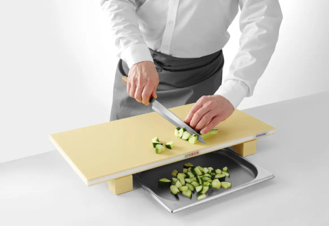 513828 Podstawka pod deskę do sushi Hasegawa beżowa 300x50x45 mm -3