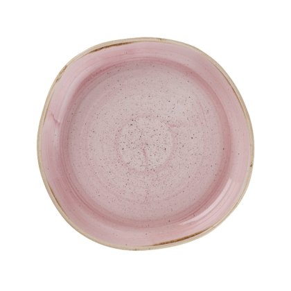 Talerz organiczny z wysokim rantem Stonecast Petal Pink 230 mm