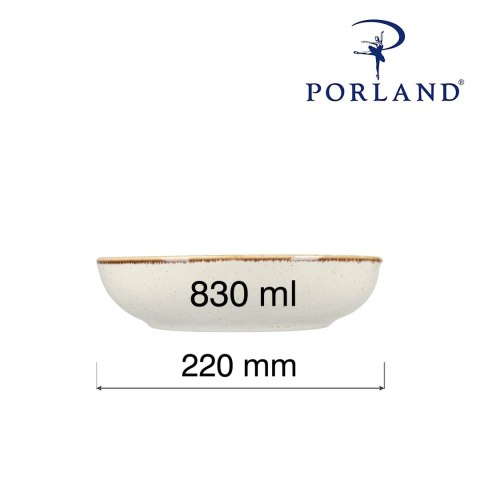 Miska płytka Sand, 220mm