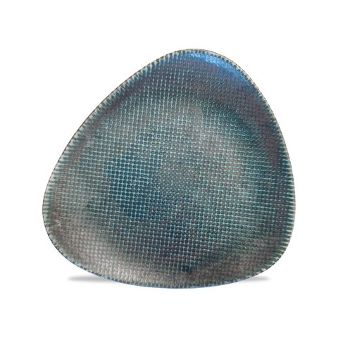 Talerz trójkątny Astro Metallic Blue 230 mm