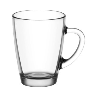 Kubek z uchem Warsaw 300 ml – szkło LAV, przezroczysty, do kawy i herbaty