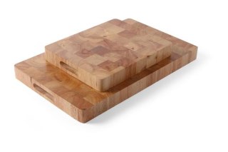 Deska drewniana 265x325 mm szachownica z drewna kauczukowego klejonego