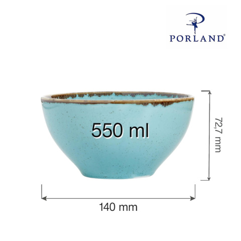 Porland Seasons Laguna – porcelanowa miska o średnicy 140 mm Porland Seasons Laguna – porcelanowa miska o średnicy 140 mm