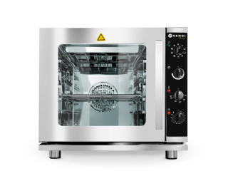 Elektryczny piec konwekcyjno-parowy Hendi 4xGN 2/3 manualny, stal nierdzewna 3000W