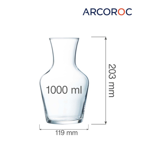 Karafka szklana Vin Arcoroc 1 L na napoje Karafka szklana Vin Arcoroc 1 L na napoje