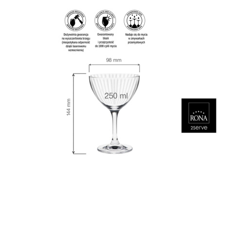 Kieliszek z kolekcji Classic Cocktails do martini Kieliszek z kolekcji Classic Cocktails do martini