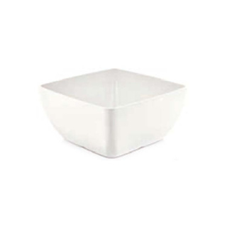 Miska bufetowa 4,5L kwadratowa Fine Dine z melaminy – biała 250x250x120 mm