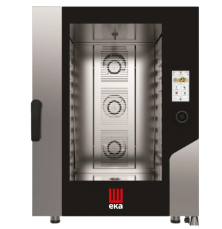 Piec piekarniczo-cukierniczy 10x600x400 mm z naparowaniem i myciem Millennial Touch Screen Bakery 17000 W – Tecnoeka MKF1064TS