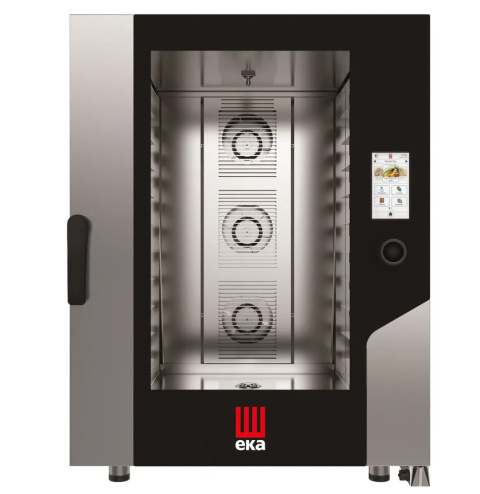 Piec piekarniczo-cukierniczy Tecnoeka MKF1064TS – widok frontowy Piec piekarniczo-cukierniczy Tecnoeka MKF1064TS – widok frontowy