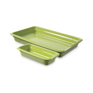Pojemnik porcelanowy GN 1/2 zielony bufetowy