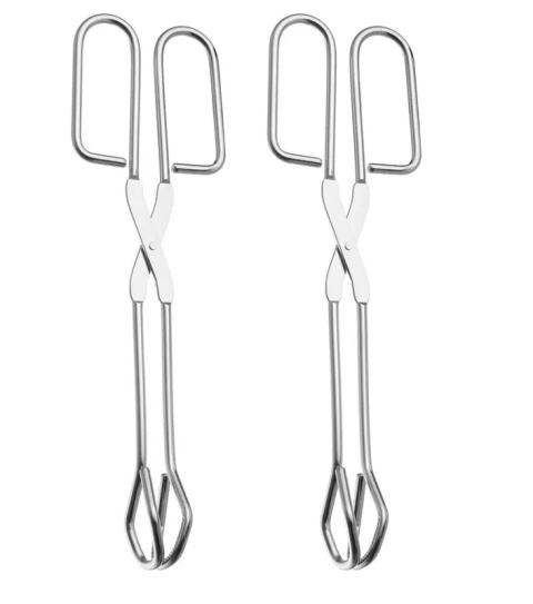 Zestaw 2 szczypiec do serwowania HENDI 240 mm ze stali chromowanej Zestaw 2 szczypiec do serwowania HENDI 240 mm ze stali chromowanej
