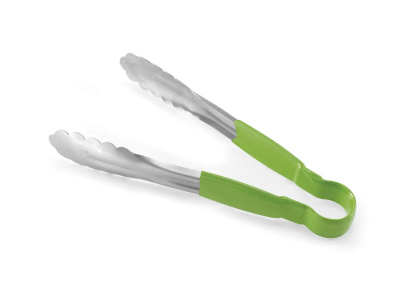 Szczypce do serwowania HACCP 250 mm zielone Hendi – stal nierdzewna