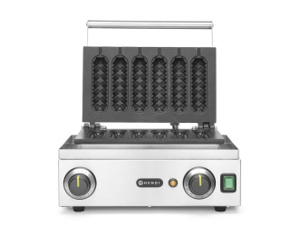 Gofrownica HENDI Corn Dog – 6 gofrów lub corn dogów, 1550W, 230V