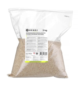 Granulat do polerek do sztućców 3 kg HENDI, biodegradowalny