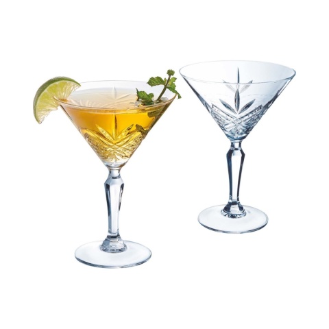 Kieliszek martini z napojem i cytrusową dekoracją – linia Broadway Kieliszek martini z napojem i cytrusową dekoracją – linia Broadway