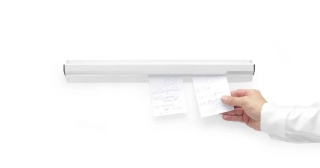 Listwa do bonów 610 mm – HENDI z satynowanego aluminium z mocowaniem