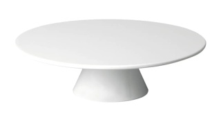 Patera na ciasto z melaminy 310x80 mm biała
