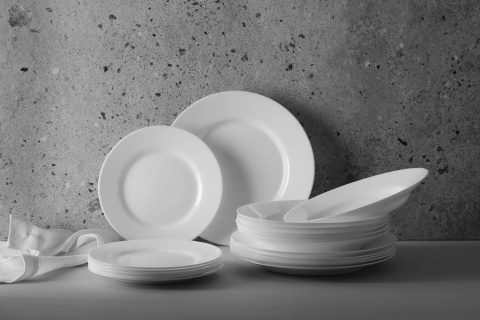 Talerze Opal HENDI – układ do serwisu bufetowego Talerze Opal HENDI – układ do serwisu bufetowego
