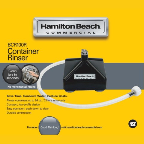 Myjka do dzbanków BCR100 160x160x133 mm – Hamilton Beach Commercial Myjka do dzbanków BCR100 160x160x133 mm – Hamilton Beach Commercial