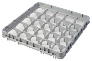 Nadstawka do koszy Cambro full drop – 25 przegródek 89x89 mm, 500x500 mm, szara
