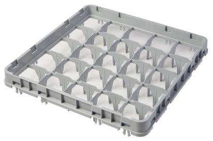 Nadstawka do koszy Cambro full drop – 25 przegródek 89x89 mm, 500x500 mm, szara
