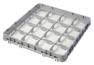 Nadstawka do koszy Cambro half drop – 16 przegródek 111x111 mm, 500x500 mm, szara