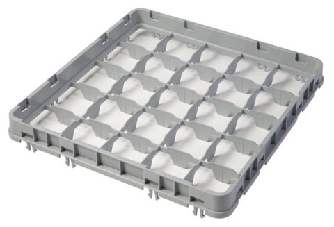 Nadstawka Cambro Half Drop 25 przegródek E2 szara 500×500 mm