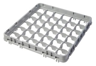 Nadstawka do koszy Cambro half drop – 36 przegródek 73x73 mm, 500x500 mm, szara