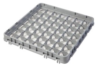 Nadstawka do koszy Cambro half drop – 49 przegródek 62x62 mm, 500x500 mm, szara