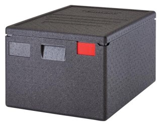 Pojemnik termoizolacyjny Cam GoBox 80L, 600x400 mm, ładowany od góry Cambro, czarny, 690x490x370 mm - EPP4060T300110