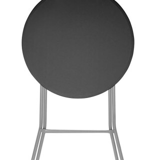 Stolik koktajlowy składany AmerBox 800 mm – czarny, do użytku wewnętrznego i zewnętrznego