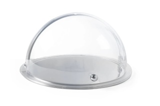 Taca okrągła z pokrywą roll-top Hendi ⌀380x240 mm – stal nierdzewna i SAN