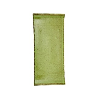Talerz prostokątny Edenic 260x115 mm – zielona porcelana Fine Dine
