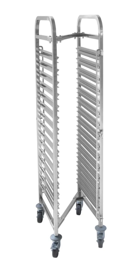 Wózek transportowy ze stali nierdzewnej Hendi 445x610x1710 mm