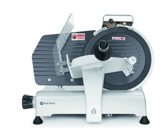 Krajalnica elektryczna 250 z powłoką Teflon – Hendi Kitchen Line, 230V/150W, 494x402x398 mm