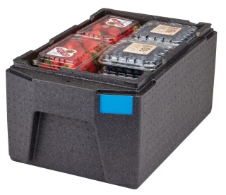 Pojemnik termoizolacyjny 46L Cam GoBox GN 1/1 Cambro czarny, ładowany od góry 680×400×321 mm