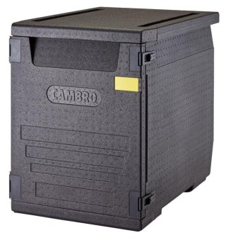 Pojemnik termoizolacyjny 155L Cam GoBox – Cambro z regulowanymi prowadnicami, czarny, 770×540×687 mm