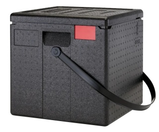 Pojemnik termoizolacyjny Cam GoBox na pizzę 8 × Ø 320 mm – Cambro czarny, 410×410×404 mm
