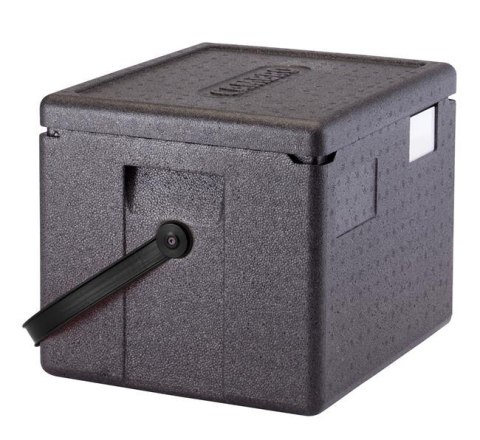 Czarny pojemnik termoizolacyjny Cambro Cam GoBox GN 1/2 – design EPP - EPP280BKST110